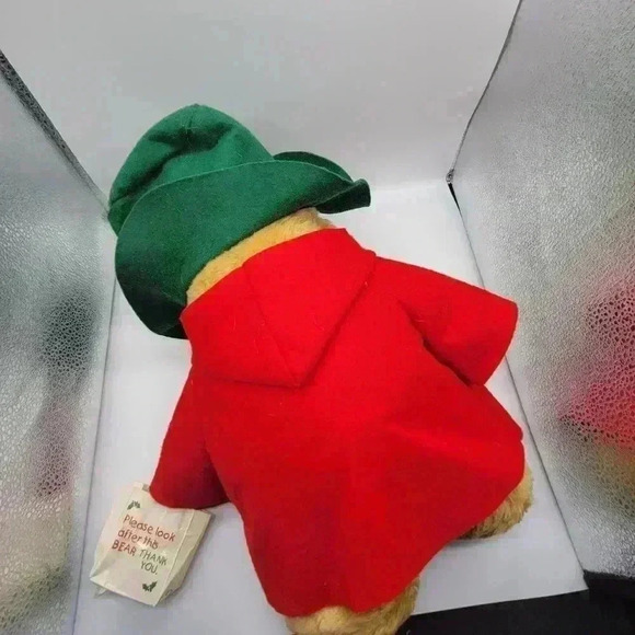 VTGPaddington Bear Christmas Plush Teddy Sears Exclusive Kids Gifts Holiday 1994 - Picture 4 of 11
